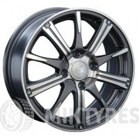 LS Wheels LS209 7x17 4x100 ET 45 Dia 60.1 (BKF)